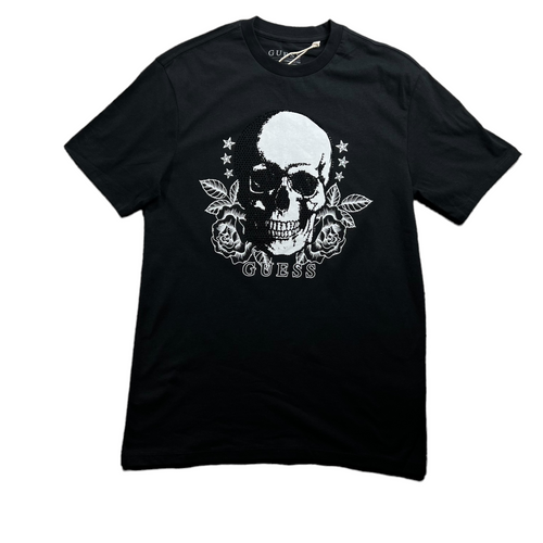 Guess skull cheap t shirt